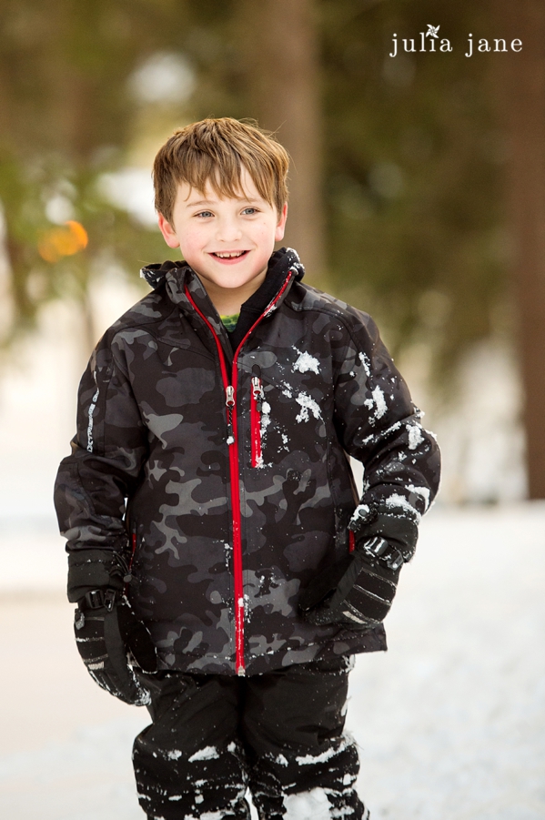 Trumbull Connecticut Kids Photography in the snow, by Connecticut Family Photographer Julia Jane Studios